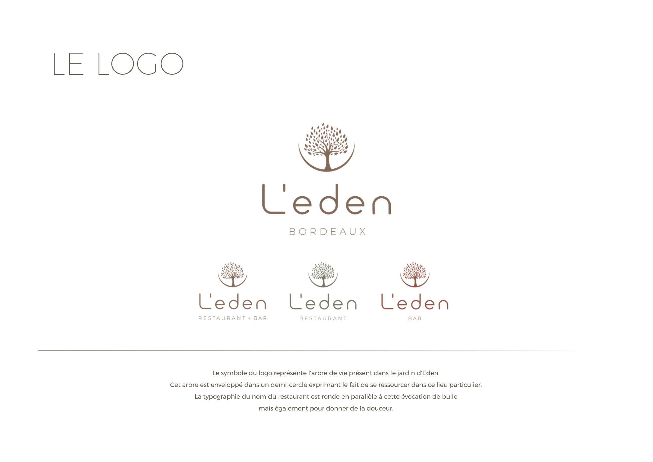 Restaurant l'eden, Sheraton Bordeaux, Aéroport Mérignac, Charte Graphique, Logo