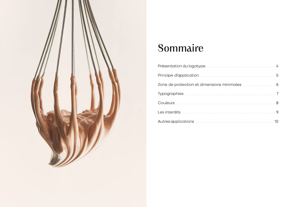 Le 53 Mirabeau, Pâtisserie, Aix-en-Provence, Charte Graphique, Identité visuelle
