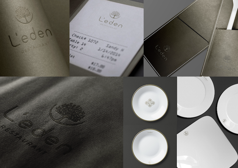 Restaurant l'eden, Sheraton Bordeaux, Aéroport Mérignac, Charte Graphique, Applications