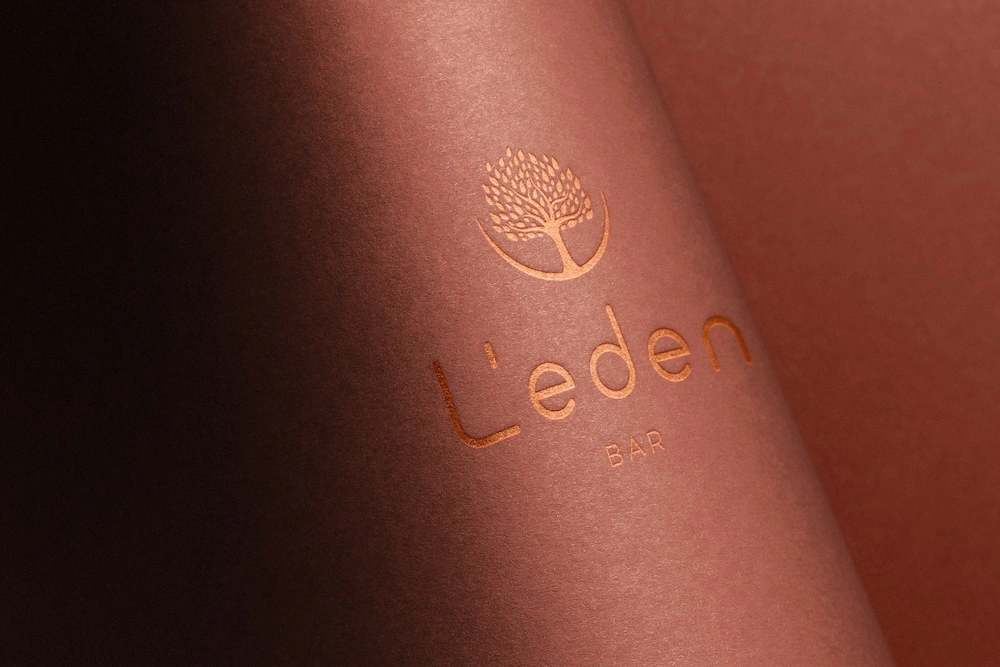 Restaurant l'eden, Sheraton Bordeaux, Aéroport Mérignac, Papeterie, Logo