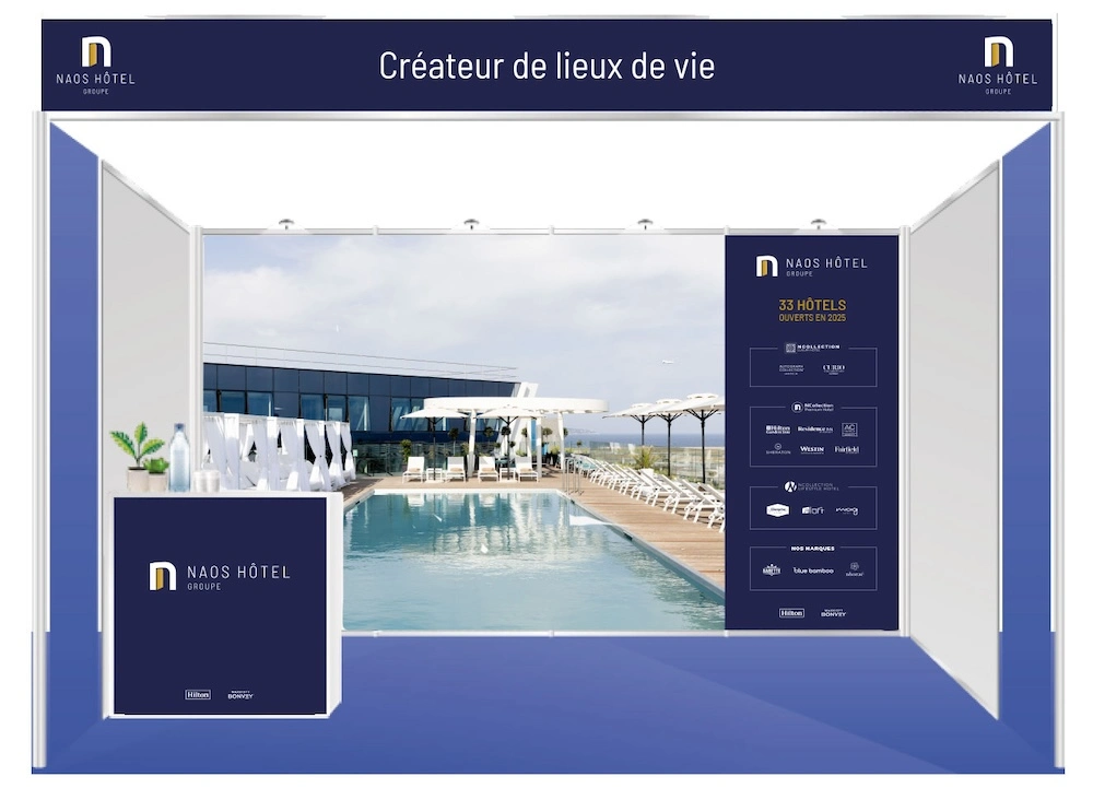 Naos Hôtel Groupe - Hôtellerie haut de gamme française - Supports de communication - PLV