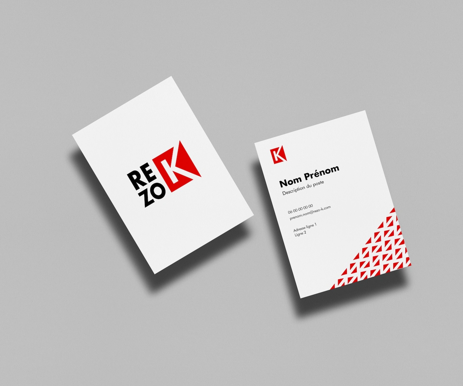 Rezo K, Réseau d'urgence vitale, Parc de défibrillateurs, Supports de communication, Cartes de visite