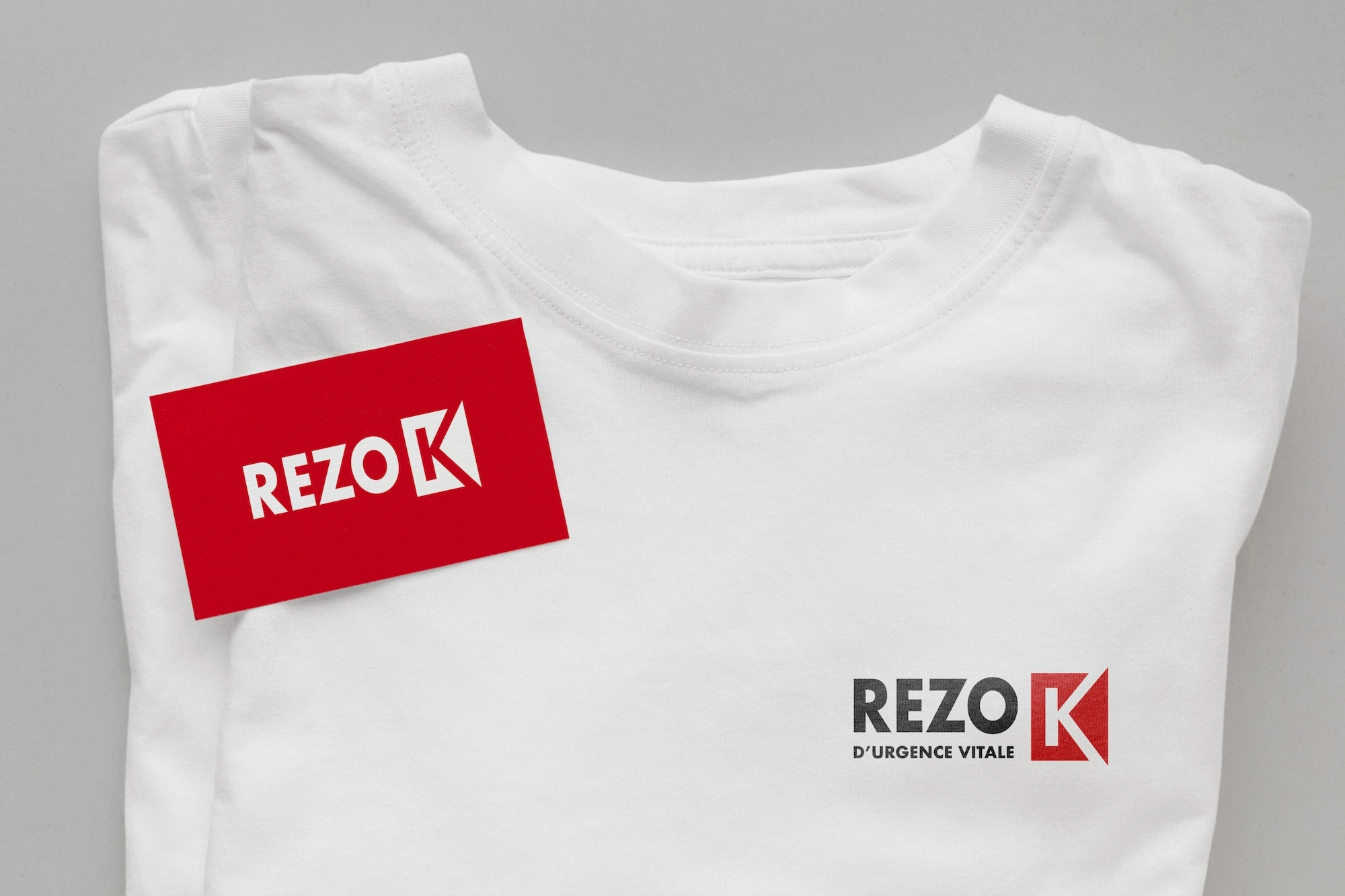 Rezo K, Réseau d'urgence vitale, Parc de défibrillateurs, Objets dérivés, Teeshirt
