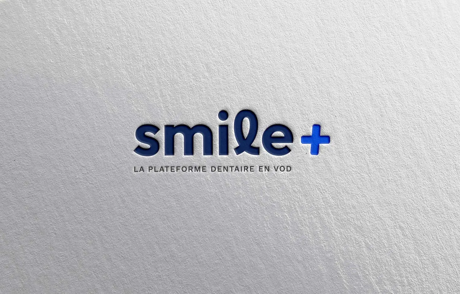 Smile+ VOD, Plateforme dentaire, Charte graphique, Applications, Logo, Papeterie