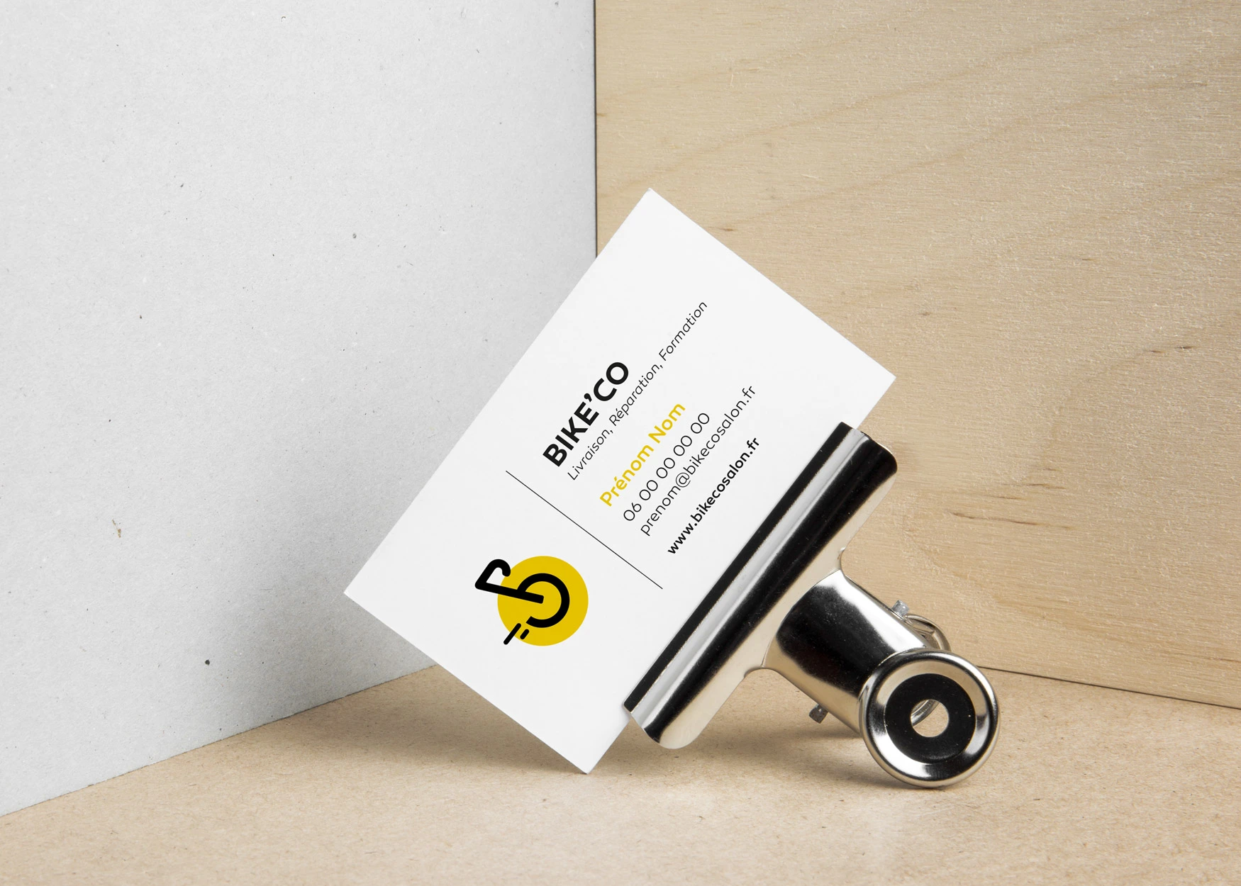 Bike'Co, Solution vélo, Salon-de-Provence, Supports de communication, Cartes de visite