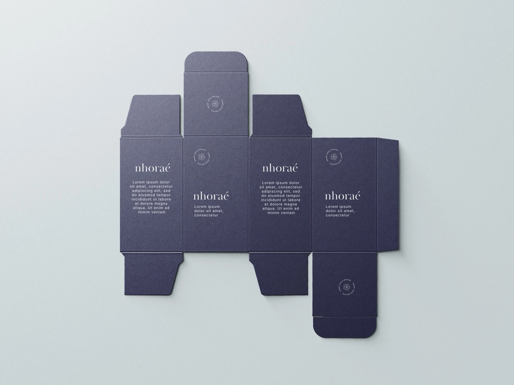 palette bleue, typographie, identité spa actifs marins